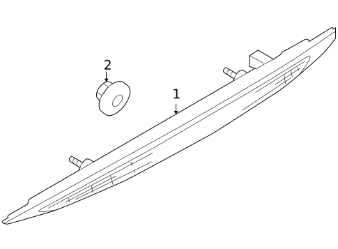 High Mounted Stop Lamp for 2007 Mazda 5 #0