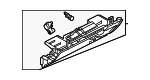 LR170989 - Body: Glove Box Frame for Land-Rover Image
