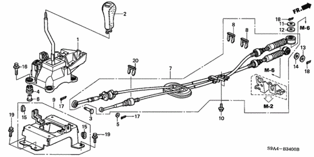 Shift Lever for 2003 Honda CR-V #0