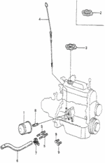 15650689000 - : Dipstick, Oil for Honda Image