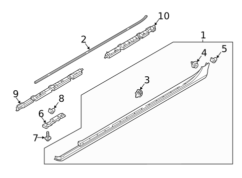 Exterior Trim - Pillars for 2023 Volvo V60 #0
