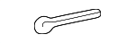 90701SX0003 - Steering: Outer Tie Rod Cotter Pin for Honda Image