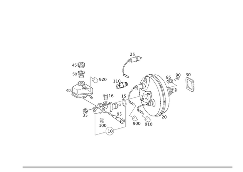 Brake Booster for 2011 Mercedes-Benz G550 #0