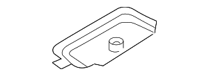 8W0804648 - Body: Track Shield for Audi Image