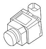66535A0F6D7 - Body: Front Camera for BMW Image