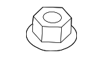 N90503801 - Body: Impact Bar Nut for Audi Image