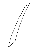 808183SG1A - Body: Black Out Tape for Nissan: Sentra Image