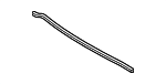 95882372300 - Body: Rear Weather-strip for Porsche Image