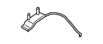 9Y0823529E - Body: Safety Catch for Porsche Image