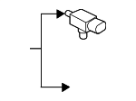 37940SNAA01 - Emission System: Pressure Sensor for Acura Image
