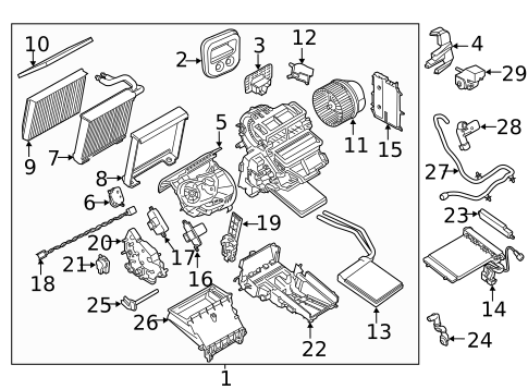 Automatic Temperature Controls for 2014 Ford Transit Connect #1