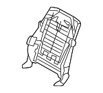 52107250073 - Body: Seat Back Frame for BMW: X5, X6 Image