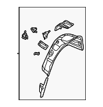 3CM809851 - Body: Inner Wheelhouse for Volkswagen: Atlas Cross Sport Image