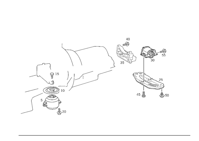 1402402017 - Engine Suspension: Engine Mount for Mercedes-Benz Image image