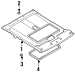 7391067F10 - : Headliner for Nissan Image