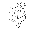 7147127025 - Body: Release Cable Holder for BMW: 645Ci, 650i, M6 Image