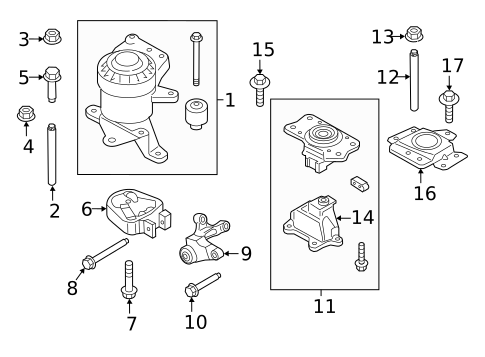 Belts & Pulleys for 2019 Lincoln MKZ #1