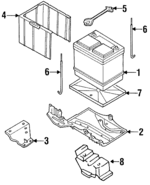 648600B730 - : Mount Base for Nissan: Quest Image