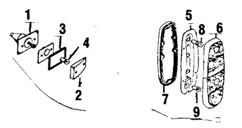 Side Marker Lamps for 1984 Volvo 244 #0