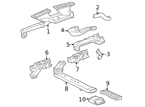 Ducts for 2004 Buick LeSabre #0