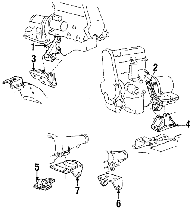 52019285 - Engine: Front Mount for Mopar Image