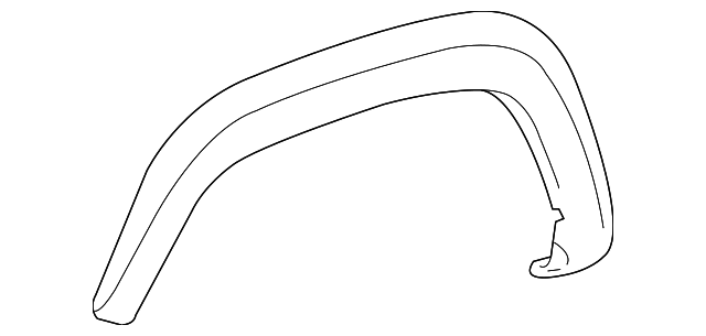 OEM 2016-2023 Toyota Tacoma Fender Flare (Right, Front) Part