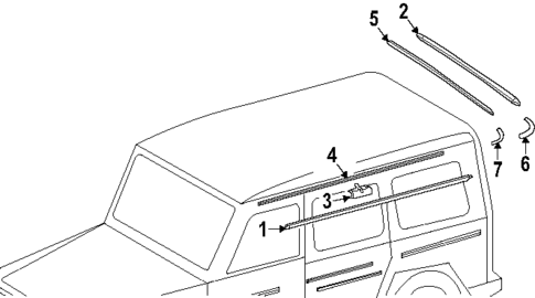 Exterior Trim - Roof for 2025 Mercedes-Benz G63 AMG #0
