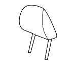 81140TL0G22ZD - Body: Headrest for Acura Image