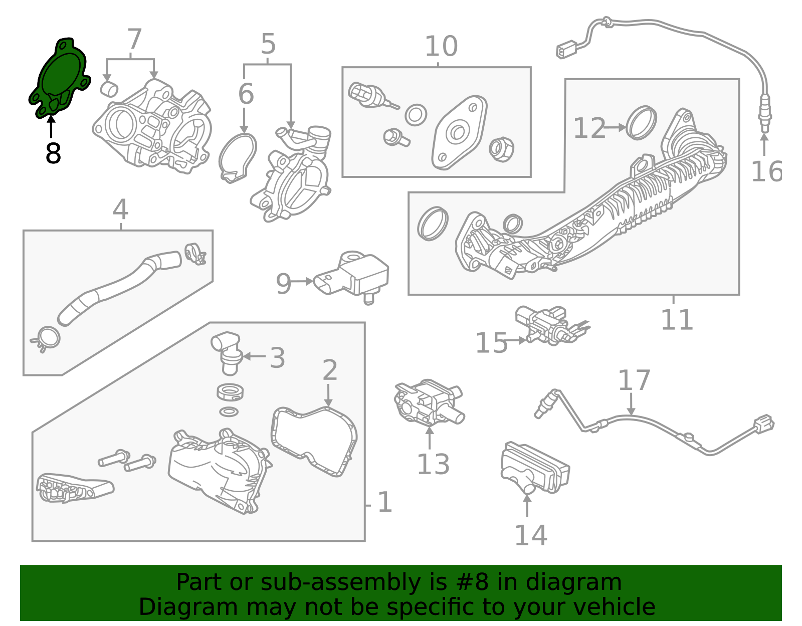 PSJP-10-193 - Rear Housing Gasket - 2021-2025 Mazda CX-30 | Mazda Swag