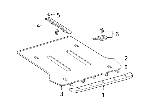 Interior Trim - Rear Body for 2006 Lexus GX470 #0