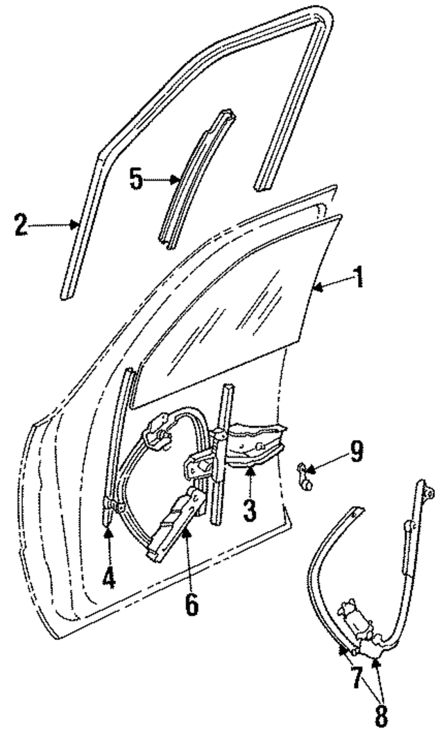 4719069 - Body: Glass for Mopar Image