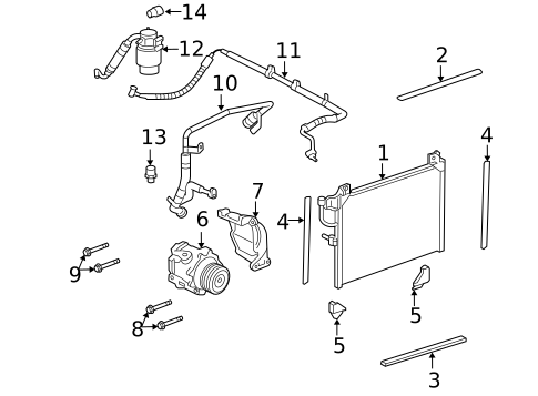Switches & Sensors for 2005 Saab 9-7x #0