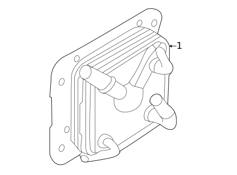 Trans Oil Cooler for 2021 Nissan Rogue #0