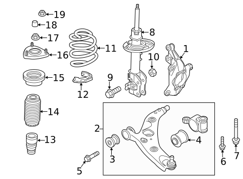 Bushings for 2014 Mazda 3 #0