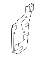 5W1Z54023A61AA - Body: Insulator for Lincoln: Town Car Image