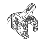 5Q1941395 - Electrical: Mount Bracket for Volkswagen: e-Golf, Golf, Golf Alltrack, Golf R, Golf SportWagen, GTI, Jetta Image