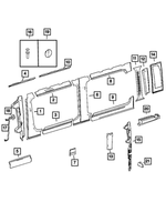 1HD04XDVAA - : Rear Window Molding Cover, Left for Dodge: Sprinter 2500, Sprinter 3500 Image