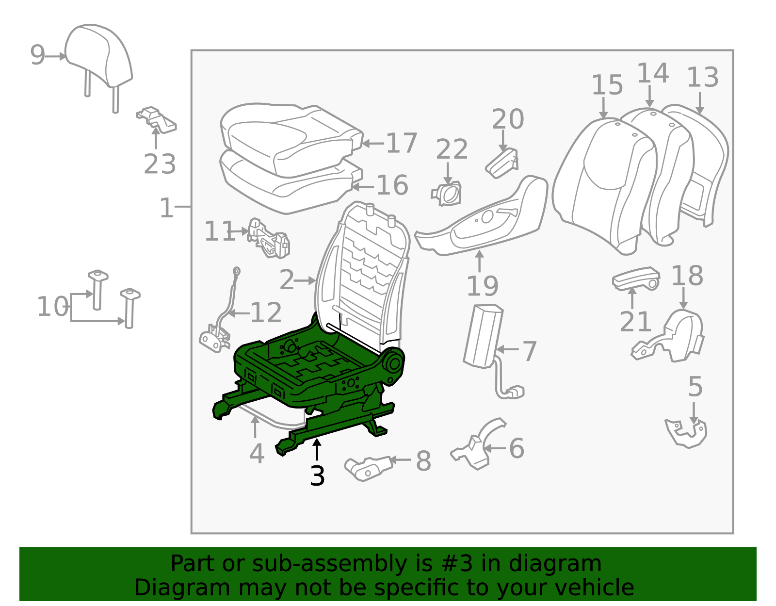 2006-2012 Toyota RAV4 Seat Track 72120-42040 | MotorMotor