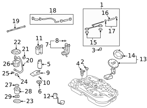 Filters for 2003 Lexus RX300 #1