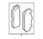 34112284370 - Brakes: Brake Pads for BMW Image