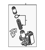 2541807900 - Engine: Oil Filter Housing for Mercedes-Benz Image