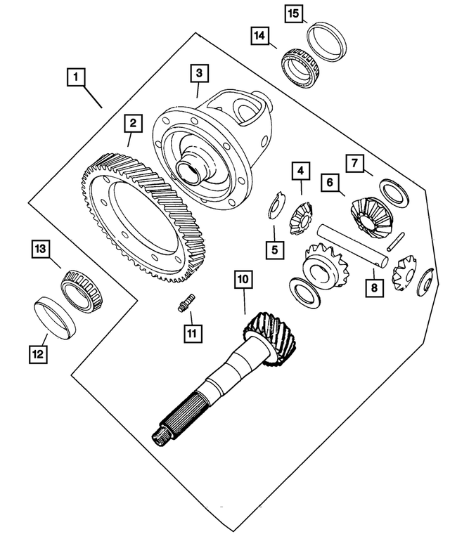 4348679AB - Automatic Transaxle 4 Speed: Differential Pinion for Mopar Image image