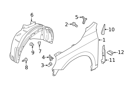 Fender & Components for 2018 Volvo V60 #0