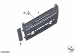 61319328421 - Vehicle Electrical System: Rep. Kit for Radio/Climate Cont. Panel for BMW Image