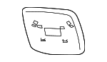 91039XA05A - Body: Mirror Glass for Subaru Image