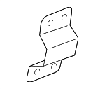 7L1Z78045F38A - Body: Reinforced Beam Upper Bracket for Lincoln: Navigator Image