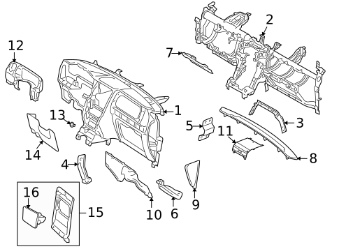 Instrument Panel for 2009 Lincoln Navigator #0
