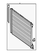 995000454 - HVAC: A/C Condenser for Mercedes-Benz Image