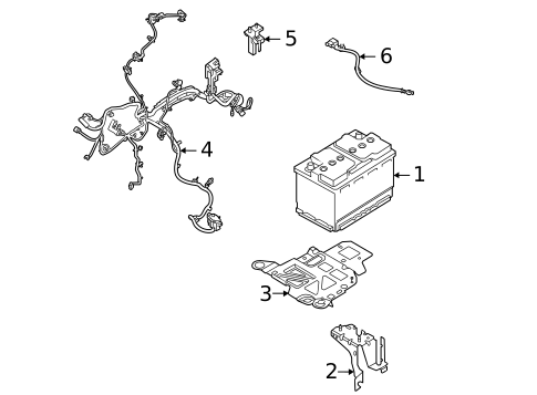 Battery & Related Components for 2021 Ford Bronco Sport #0