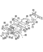 5JM55BD5AC - : Glovebox Door Latch for Mopar Image